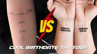 70 Birthdate Tattoos You Need To See [upl. by Attikram60]