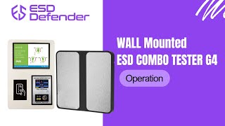 ESD Defender Wall Mounted ESD Test Station  ESD Heel amp Wrist Strap [upl. by Ailuig]