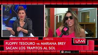 Floppy Tesouro y Mariana Brey sacaron todos los trapitos al sol [upl. by Melburn]