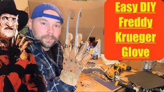 You can Make This FREDDY KRUEGER Glove EASY How To DIY Craft Nightmare On Elm Street [upl. by Stucker]