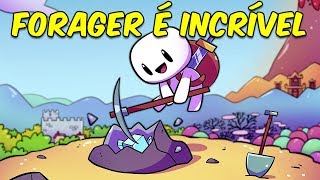 FORAGER É O MELHOR GAME PARA PASSAR O TEMPO  Forager [upl. by Ynotna20]