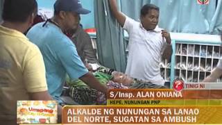 Lanao del Norte mayor wounded in ambush [upl. by Eilliw229]