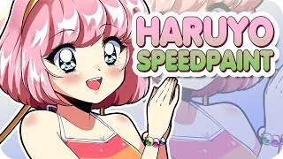 Haruyo Iwata  Speedpaint [upl. by Soll]