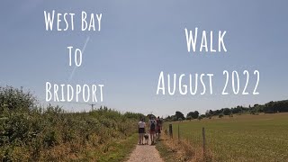 West Bay to Bridport August 2022  Walk  Dorset [upl. by Lahsram723]