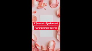 5 Romantic Restaurants to Celebrate Valentines Day in Delhi [upl. by Lehctim814]