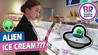 Tasting Strange Ice Cream Flavors at Korean Baskin Robbins [upl. by Shaum]