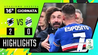 Sampdoria vs Lecco 20  Due perle di Esposito per i 3 punti  HIGHLIGHTS SERIE BKT 2023  2024 [upl. by Alekat]