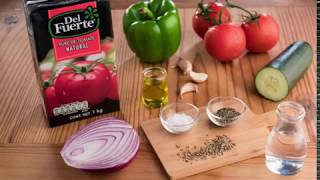 Para preparar delicioso Gazpacho necesitas nuestros Tomates Molidos  Del Fuerte® [upl. by Caron844]