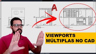 Como usar Viewports Múltiplas para plotar no Autocad 2020 2021 e 2022 [upl. by Sue387]