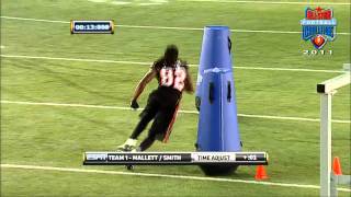 Former Maryland WR Torrey Smith highlight from 2011 AllStar Football Challenge [upl. by Myrtle]