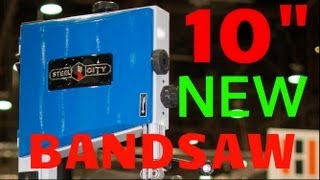 10quot Bench Band Saw NEW Benchtop Bandsaw from Steel City 50110 [upl. by Cohlette]