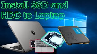 Install SSD in any Laptop and HDD in DVD drive [upl. by Fillbert473]