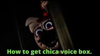 Five nights at freddys security breach How to get chica voice box [upl. by Echo]