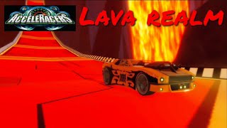 Acceleracers Lava Realm Gameplay Riveted [upl. by Kapeed]