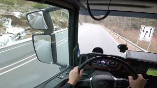 POV Driving Scania V8 530S  On the way to the Austrian Gmund [upl. by Ennaeirrac497]