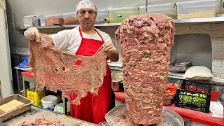 How to Make Doner Kebab  This Master Prepares Doner Kebab With Amazing Skills [upl. by Pollard]