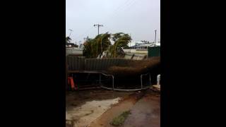 Cyclone Olwyn Carnarvon Western Australia [upl. by Soo]