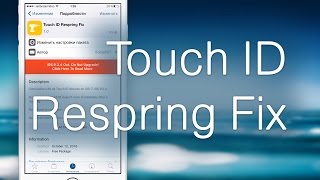 Touch ID Respring Fix [upl. by Esinahs]