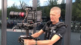 Garrett Brown amp Chris Fawcett presenting new Steadicam M1 Volt [upl. by Ariait692]