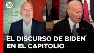 El análisis del discurso del Estado de la Unión de Biden en el Capitolio de EEUU [upl. by Meter]