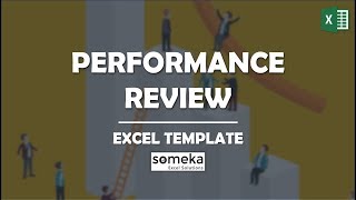 Performance Review Template  Employee Evaluation in Excel [upl. by Housen]