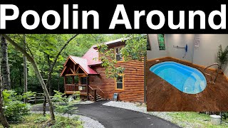 Poolin Around Cabin with its on Private Pool in The Heart Of The Smoky Mountains APG Property [upl. by Lumpkin443]