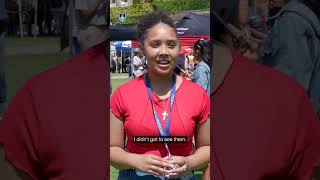 UCT student Hannah Adams shares a message during welcome festival [upl. by Llemij801]