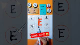 Writer Alphabet E by match baby shorts alphabetplay education viralshorts usa [upl. by Fleisig]