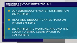 Jonesborough asks customers to conserve water [upl. by Otipaga284]