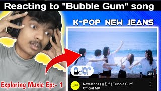 Reacting to New jeans quotBubble Gum quot Song for the First time  Ep1 of Exploring the Music [upl. by Lamak]