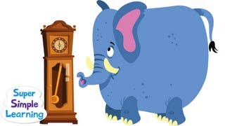 Hickory Dickory Dock  Super Simple Songs [upl. by Iew225]