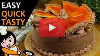 Hungarian Dobos Cake  Recipe Videos [upl. by Martreb922]