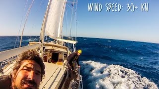 Sailing at 18 KNOTS down the WILD COAST of South Africa SV Delos Sailing Ep 102 [upl. by Anierdna]