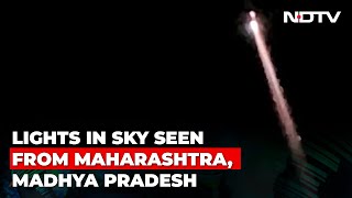 Video Meteor Shower Lights In Sky Seen From Maharashtra Madhya Pradesh [upl. by Goldfarb825]