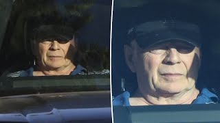 ‘Stable’ Bruce Willis 69 seen riding in passenger side of car amid aphasia and dementia battles [upl. by Malek]