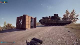 SQUAD V12 US M1 Abrams TANK shooting 스쿼드 [upl. by Cornall758]