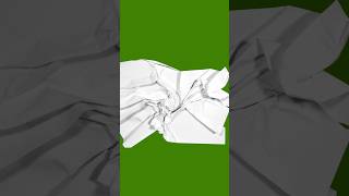 Paper Stop Motion Animation shorts greenscreen [upl. by Enawyd]