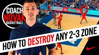 How To Beat a 23 Zone in Basketball [upl. by Ronny]