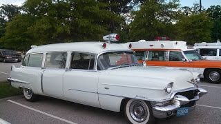 A Walk About the Cadillac hearses ambulances and limos at the 2016 Professional Car Society meet [upl. by Wina]