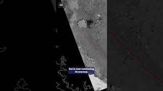 Worlds largest iceberg A23a tracked by satellite images [upl. by Finella890]