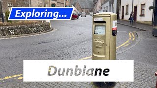 Dunblane Stirlingshire Scotland A Drive Through [upl. by Ahsenar]