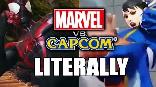 Marvel Copying Capcom Marvel VS CapcomLiterally [upl. by Sivlek]