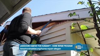 Lakeshore Habitat for Humanitys Home Repair Program helps families who need updates on their home [upl. by Vena]