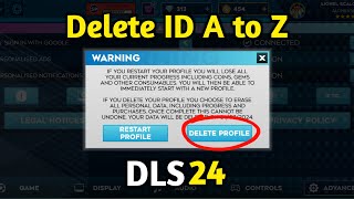 How to Restart Account in DLS 24  How to Get Restart ID [upl. by Auqkinahs928]