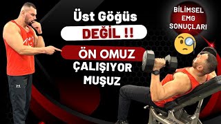 ŞOK Göğüs Değil Omuz Çalışıyormuşuz  Bilimsel EMG sonuçları [upl. by Fan519]