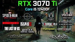 i5 12400F  RTX 3070 Ti  Test In 17 Games at 1440p  2024 [upl. by Ynaffital]