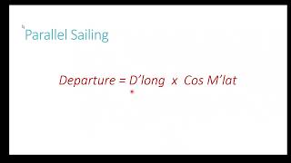 Plane and parallel sailing Celestial Navigation PHASE 1 MMD CHIEF MATE EXAMS [upl. by Ayekam]