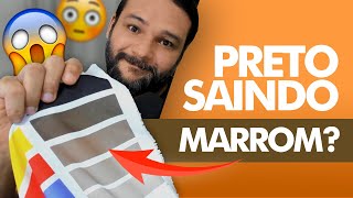 Preto saindo marrom na sublimação  SUPER DICA [upl. by Pitzer242]