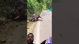 bike crshbike crash viral ktm 😱😱😱 [upl. by Vories]