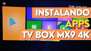 Instalando Apps na TV Box MX9 4K 5G [upl. by Grimonia]